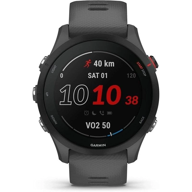 Garmin Forerunner 255 GPS Bluetooth 46mm MIP Grau Wasserdicht 5ATM SpO2 Puls Schlafmonitor