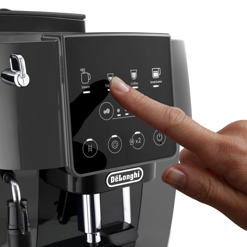 DeLonghi Magnifica Start Superautomatische Kaffeemaschine mit Mahlwerk, 15 Riegel, Schwarz