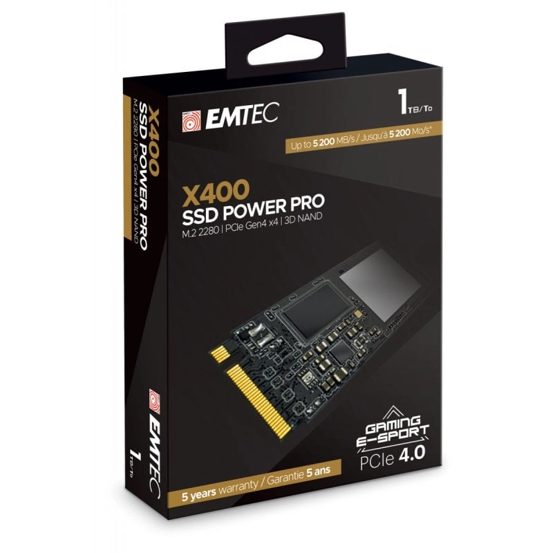 Emtec X400 1 TB M.2 PCI Express 4.0 NVMe 3D NAND