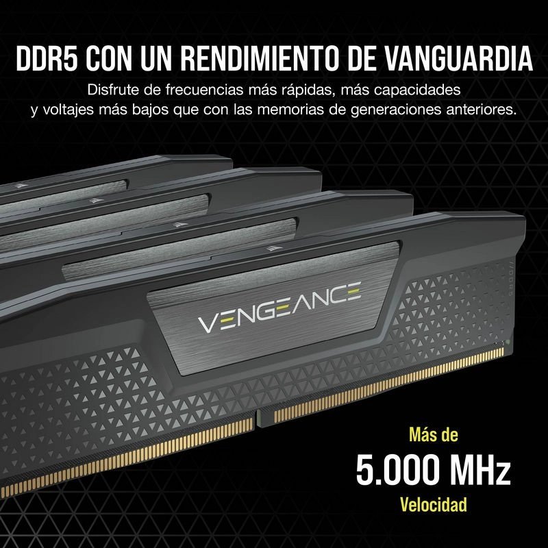 Corsair Vengeance DDR5 6400 MHz PC5-51200 32 GB 2 x 16 GB CL32 Schwarz