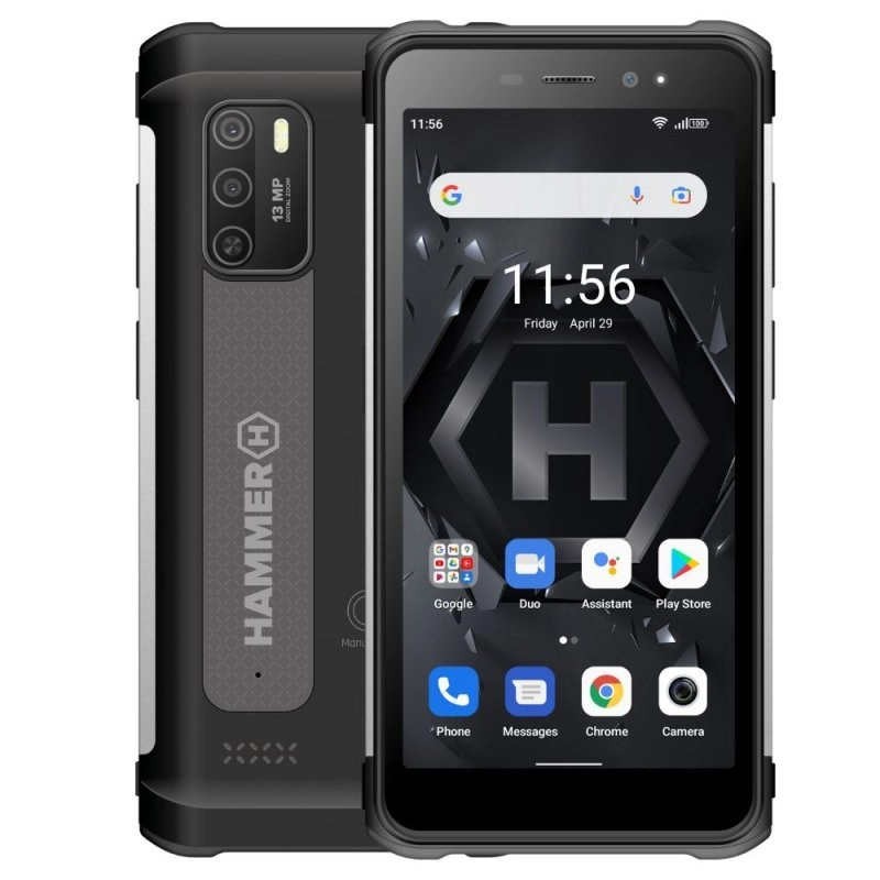 Hammer Iron 4 Extreme Pack 4/32 GB, robust, Schwarz/Silber