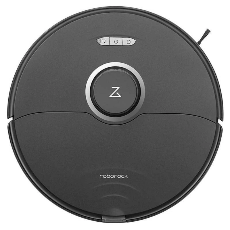 Roborock S8+ Roboter-Staubsauger und Bodenwischer + selbstentleerender Sockel, Schwarz