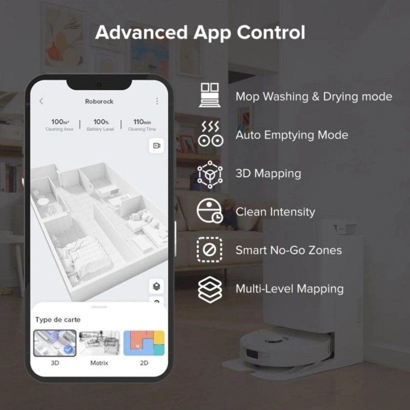 Roborock Q REVO Roboterstaubsauger mit Multifunktionsbasis, Weiß