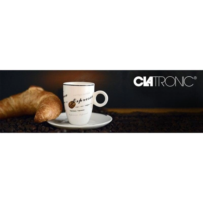 Kaffeemaschine Espresso Clatronic ES 3643 1,6L 15 bar mit Milchaufschäumer