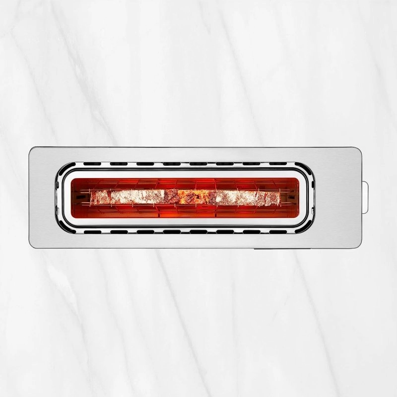 Ufesa Plus Delux Digitaler Toaster 7 Stufen 1050 W Edelstahl