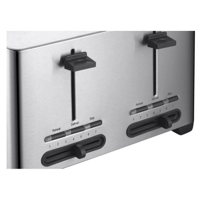 Tristar BR-2140 Toaster 7 1500 W Schwarz, Edelstahl