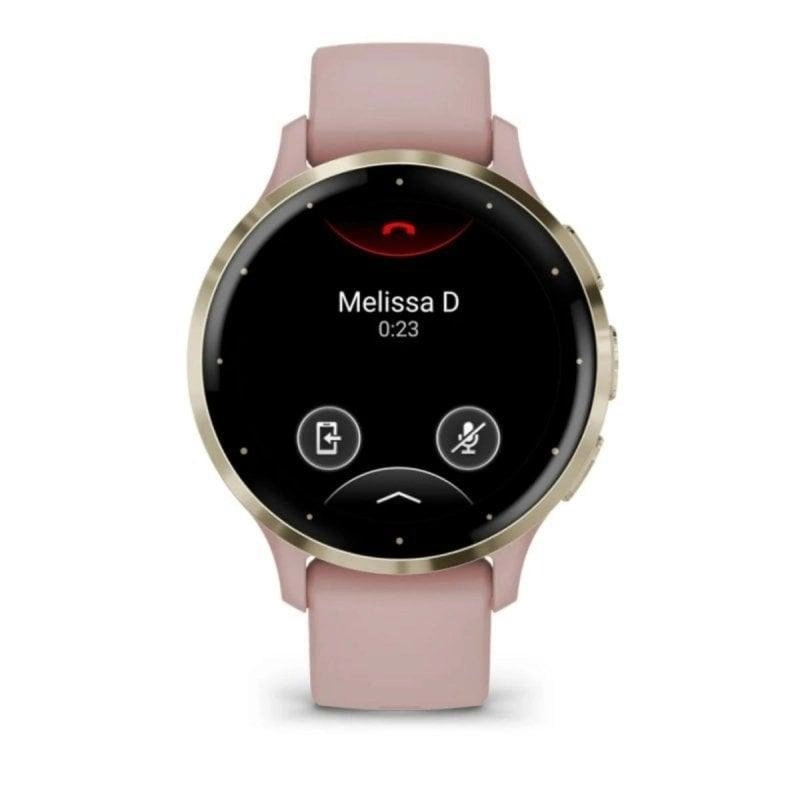 Garmin Venu 3S Bluetooth WiFi GPS NFC 41mm AMOLED Gold/Rose Rosa M Wasserdicht 5ATM SpO2 Pulsuhr