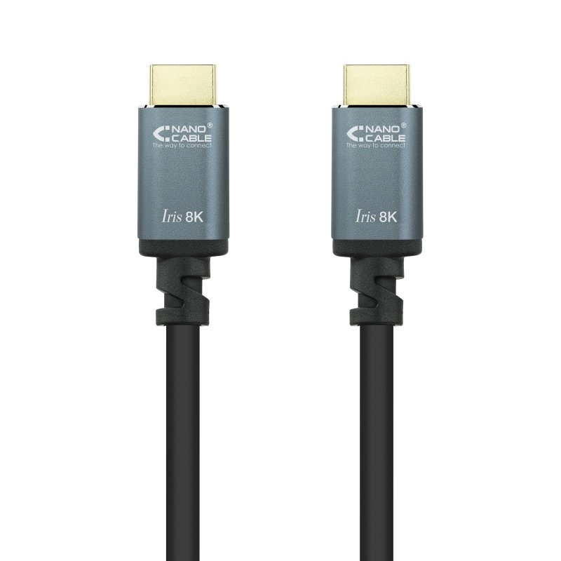 Nanocable HDMI 2.1 Kabel IRIS 8K A/M-A/M Schwarz 5m