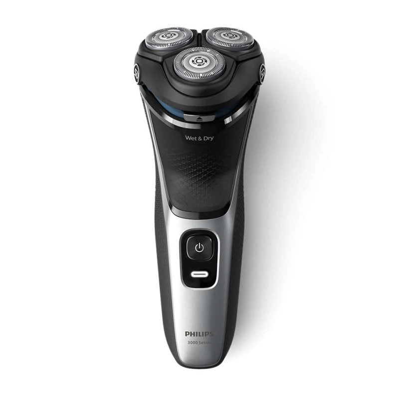 Philips S3143/00 Herrenrasierapparat Rotationstrasierer Trimmer Schwarz, Silber