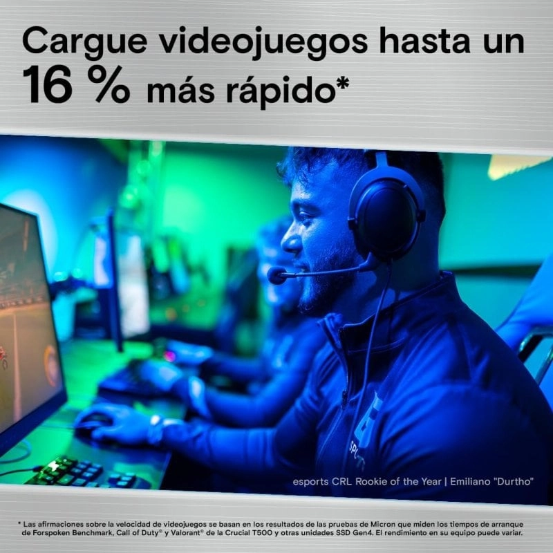 Crucial T500 1 TB SSD M.2 PCI Express 4.0 TLC NVMe