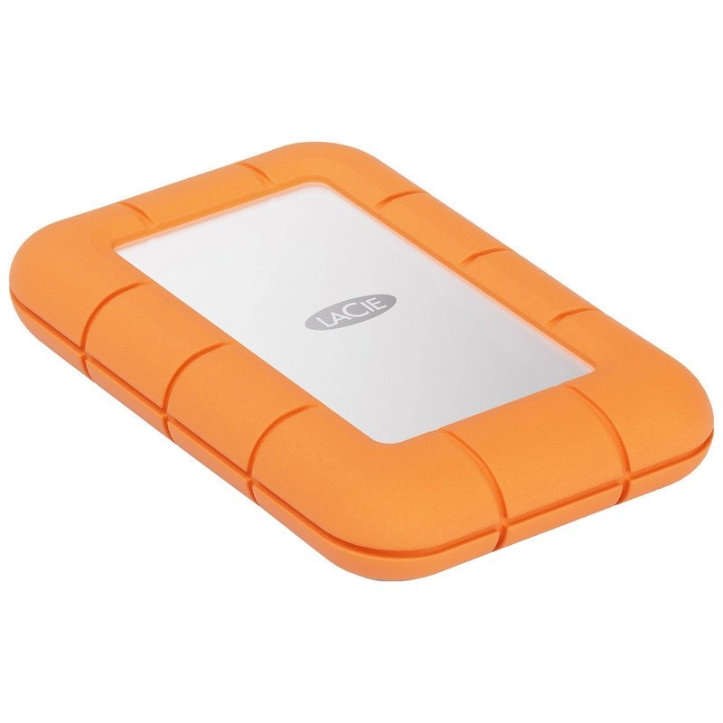 LaCie STMF500400 Externes Solid State Drive 500 GB Grau, Orange