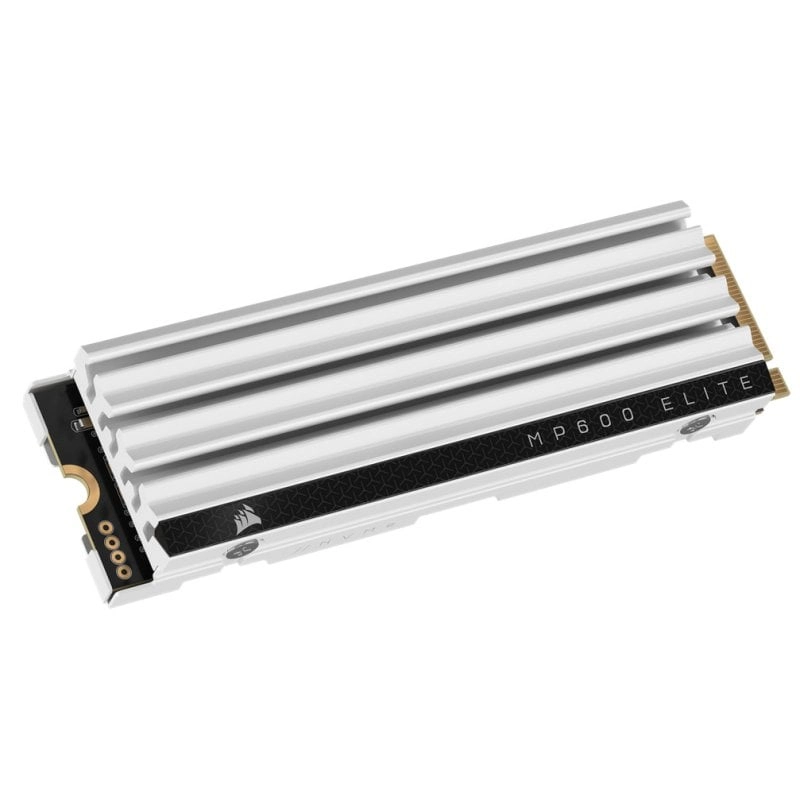 Corsair MP600 ELITE 2 TB SSD PCIe Gen4 x4 NVMe M.2 für PS5 mit weißem Kühlkörper