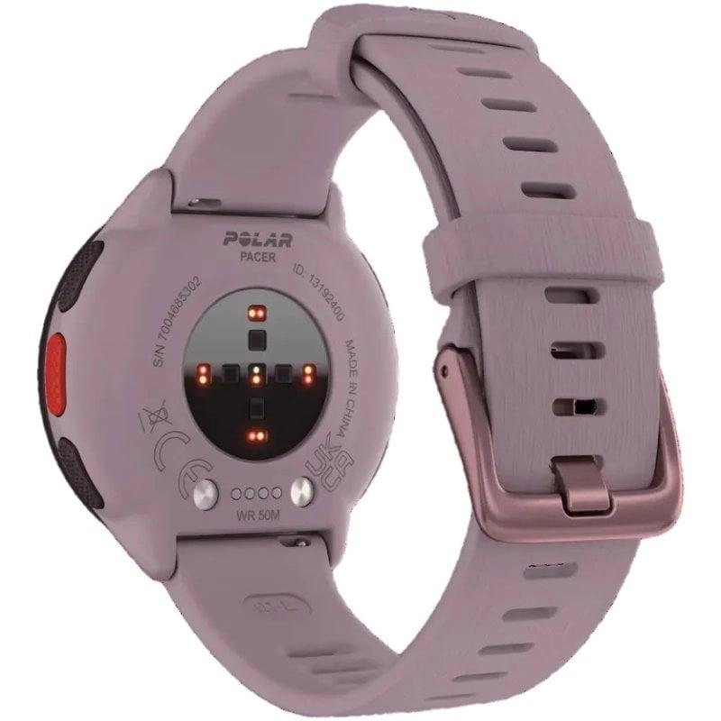 Polar Pacer GPS Bluetooth 45mm MIP Lila S/L Wasserdicht bis 50 m Pulsmesser Schlaftracking