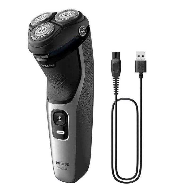 Rasierer Philips Shaver 3000 Series S3143/02 Wet&Dry 5D PowerCut Nasentrimmer