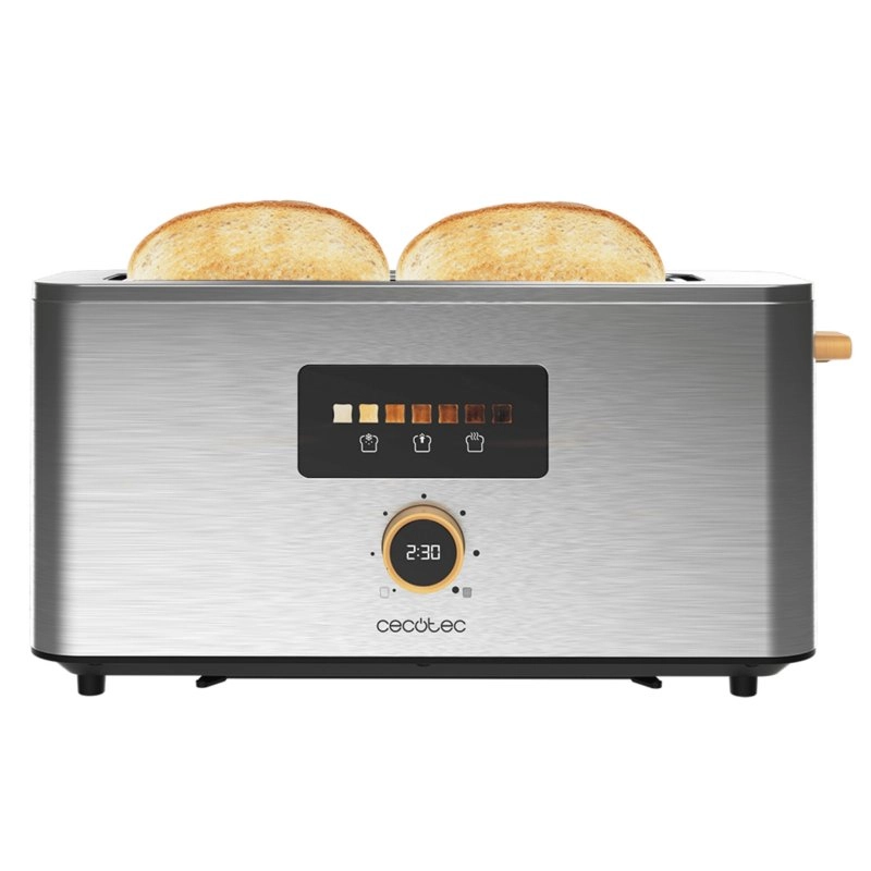 Cecotec Touch&Toast Extra Vertikaltoaster mit langem Schlitz 1000W