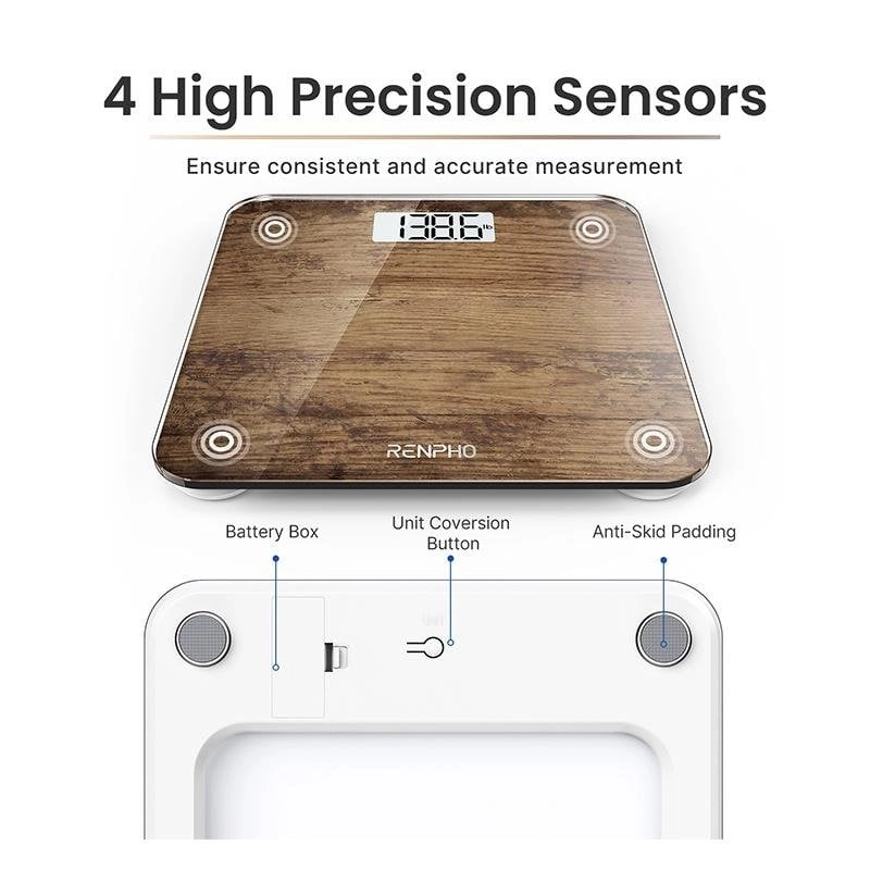 Renpho Core 1S Badezimmerwaage Braun