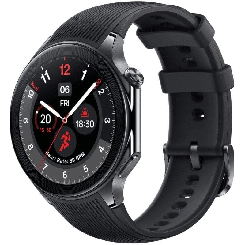 OnePlus Watch 2 Bluetooth GPS NFC 47mm AMOLED Schwarz Einheitsgröße 5ATM+IP68 SpO2 Schlafmonitor