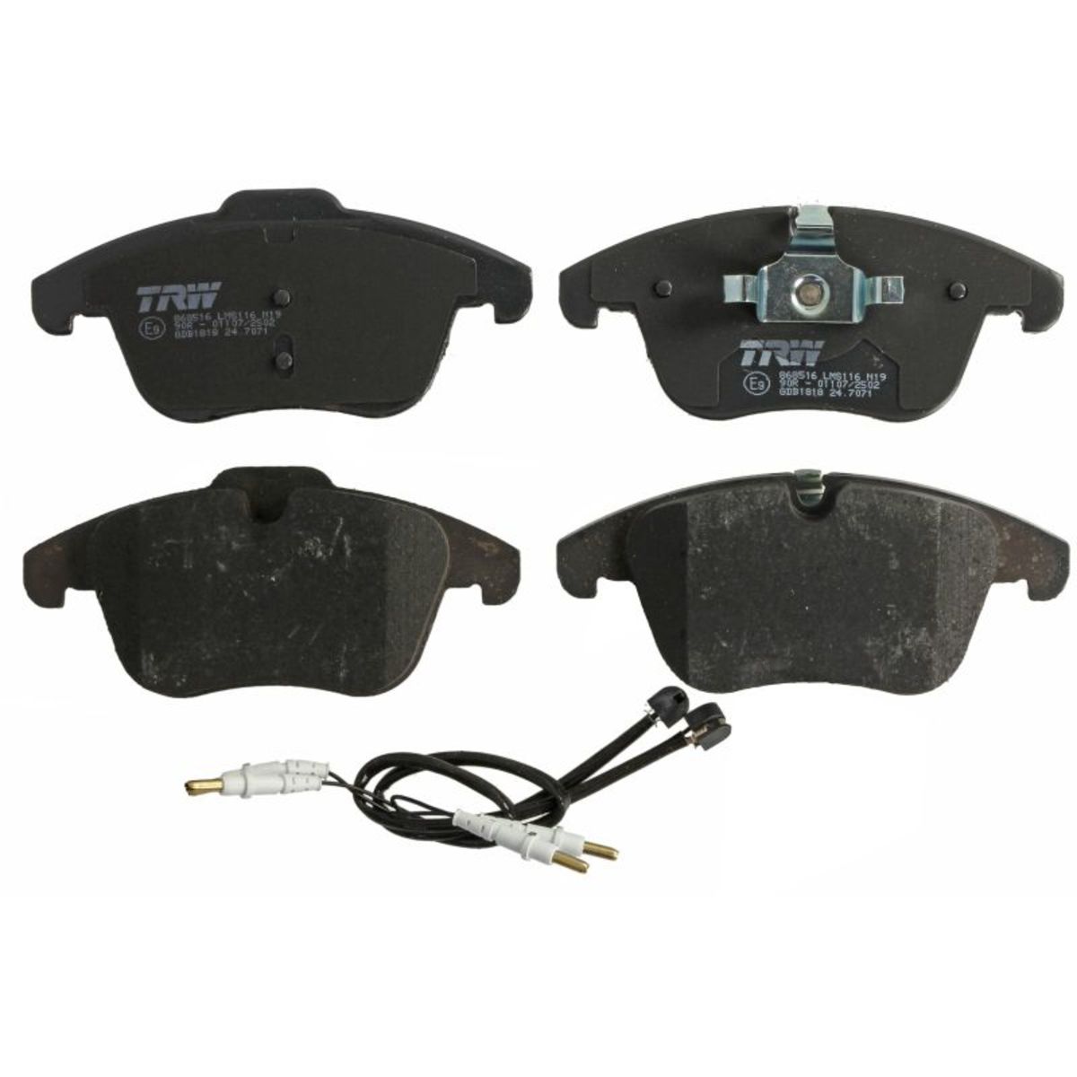 TRW Bremsbelagsatz GDB1818 Bremsbeläge,Bremsklötze PEUGEOT,CITROËN,407 SW (6E_),508 SW I (8E_),407 (6D_),508 I (8D_) Limousine,407 Coupe (6C_)