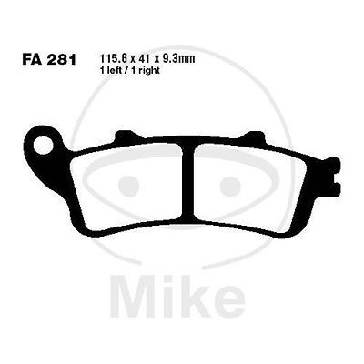 Bremsbeläge vorne Honda FES 250 Foresight Bj. 1998-2005