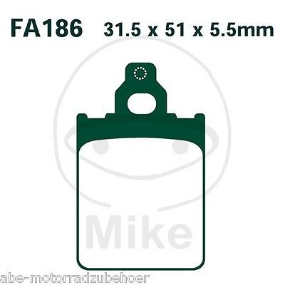 EBC Bremsbeläge vorne Piaggio Vespa Quartz 1 50 LC Bj. 1992-1994 NSP1T