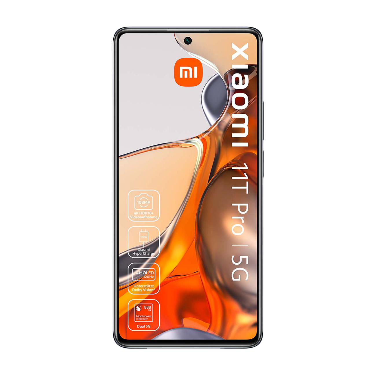 Xiaomi 11T Pro 5G schwarz | Smartphone | Qualcomm Snapdragon 888 | 108 MP Hauptkamera | 8 GB Arbeitsspeicher | 128 GB interner Speicher 