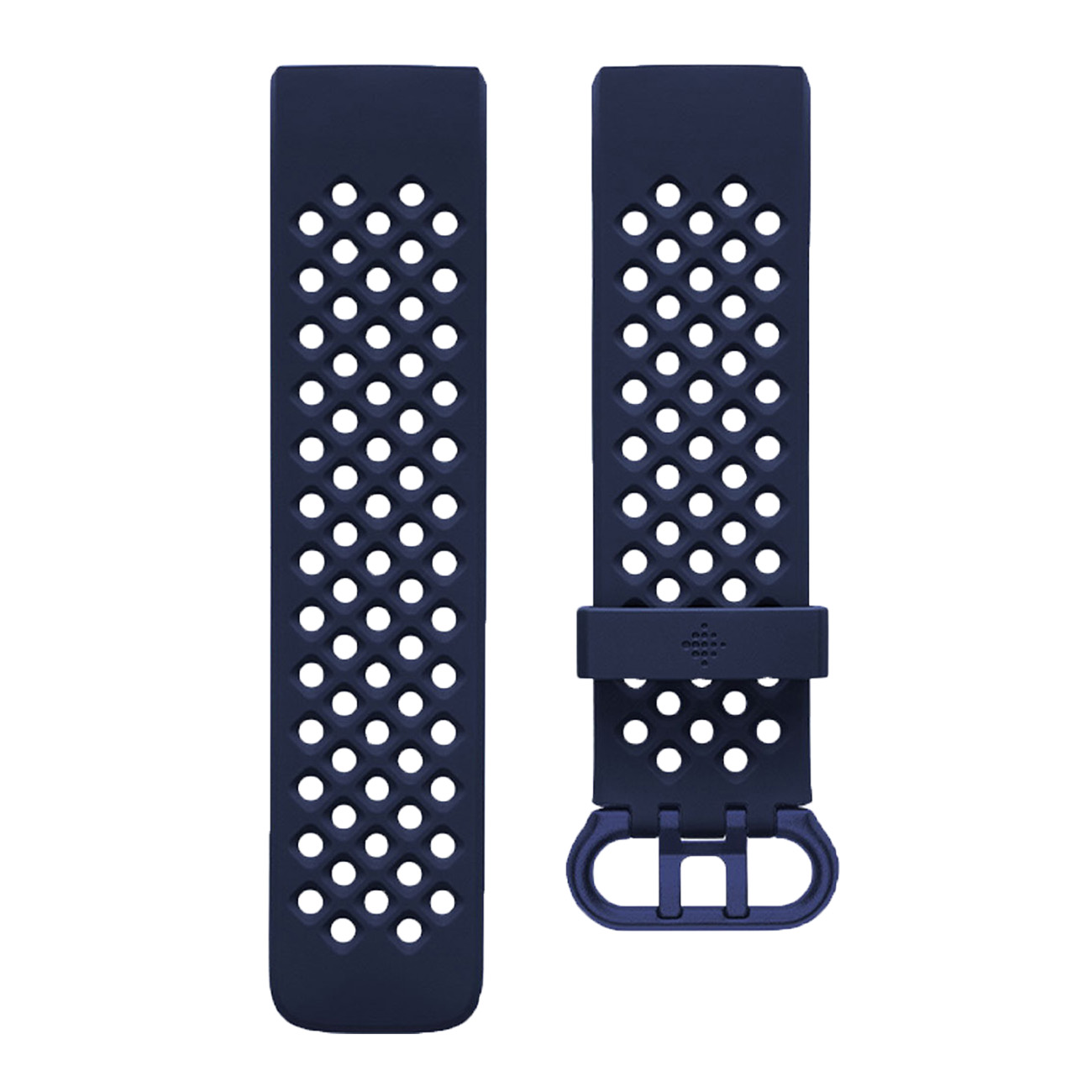 Fitbit Charge 4, Sport Band-blau-L | Armband | Sport Armband aus Silikon | Passend für Fitbit Charge 4 und Charge 3 | Wasserabweisend