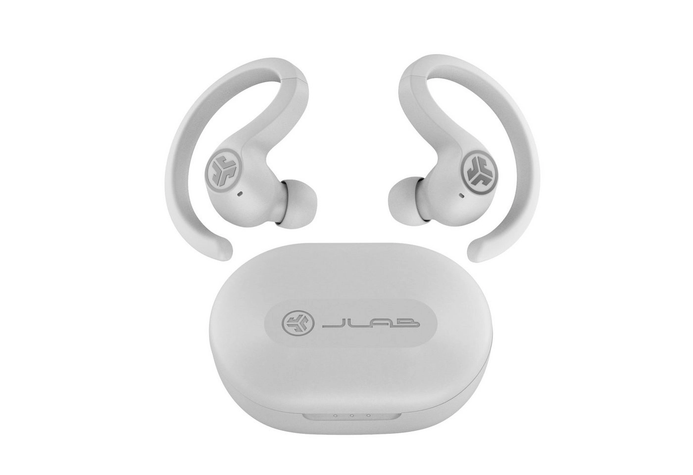JBuds Air Sport True Wireless Earbuds Weiß | Bluetoothkopfhörer | Ladeetui | 35+ Std. | IP66 Schweißbeständig | JLab Balance | JLab Signature | JLab Bassboost