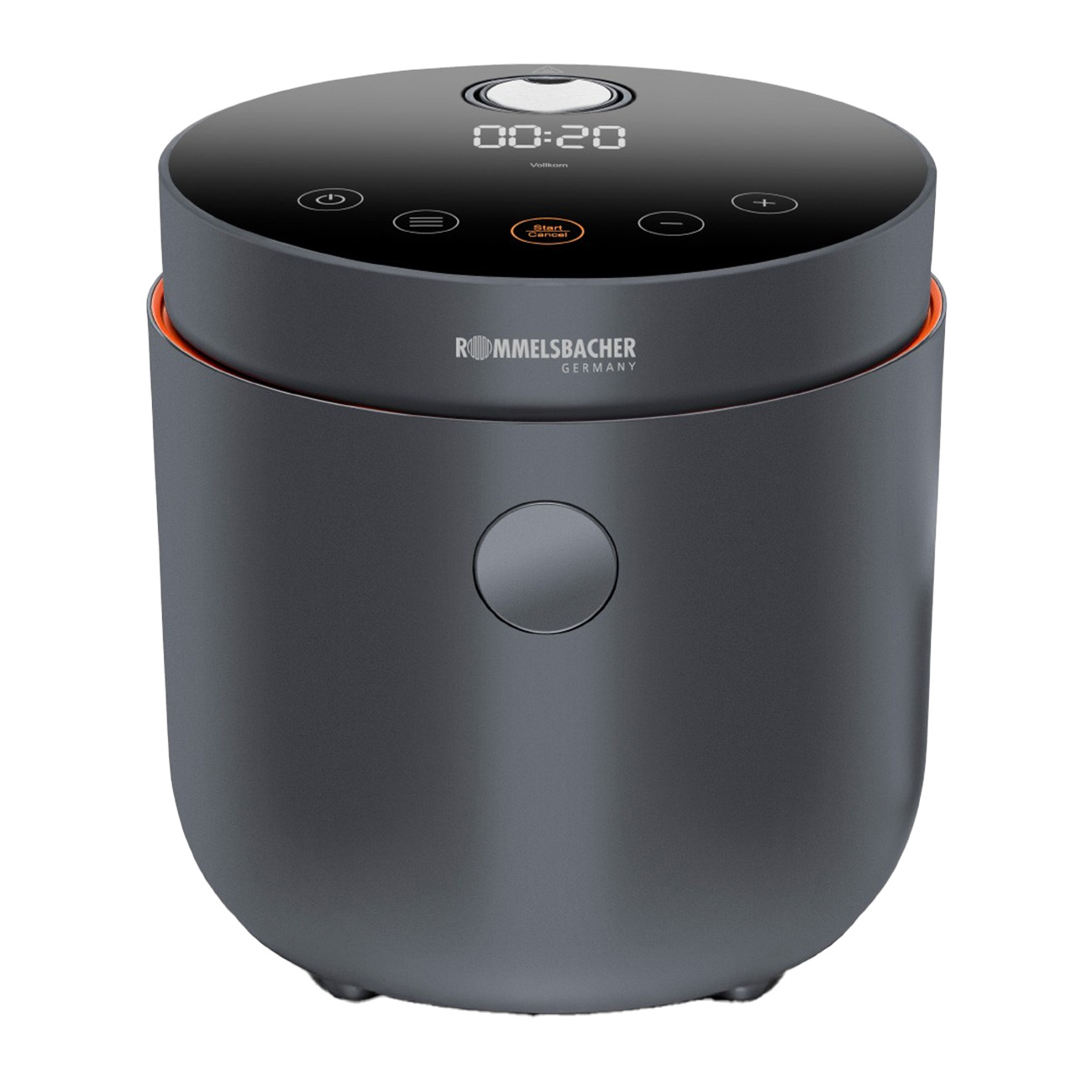 ROMMELSBACHER MRK 500 - Graphit | Reiskocher | 2 Liter | 500 Watt | Antihaftbeschichtung | 500 Watt