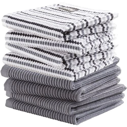 DDDDD Spültuch »Basic/Fun«, (Set, 8-tlg), Combiset : 4x Basic & 4 Fun Multi