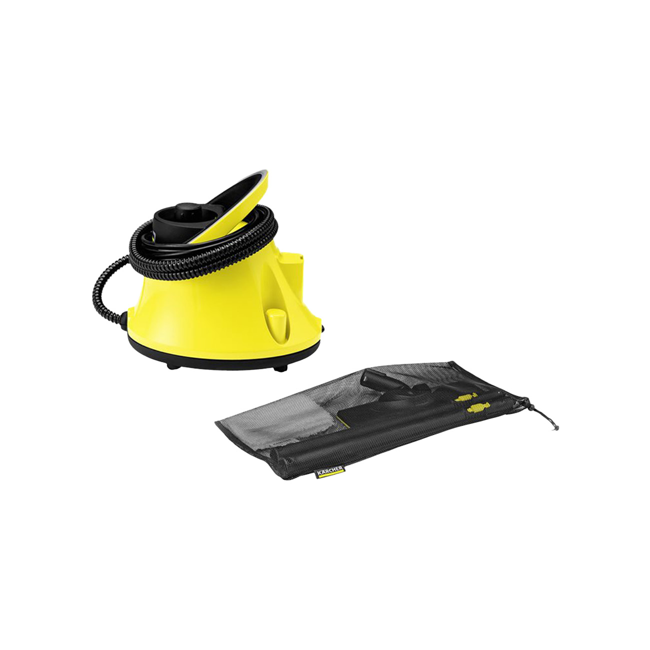 Kärcher SC 2 Deluxe EasyFix | 2- stufige Dampfmengenregulierung | Bodenreinigungsset | Lamellentechnologie | Hartflächen | Mikrofaser-Bodentuch | komfortables Klettsystem  