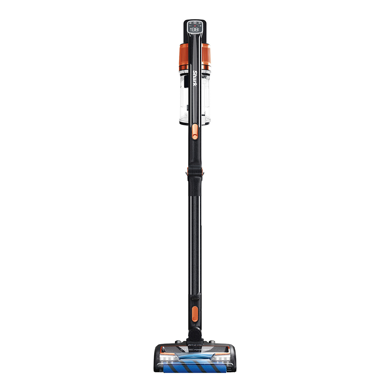 Shark IZ300EU Schwarz/Kupfer | Laufzeit 60 min | Beutellos | 0.7 L Staubbehälter | Zyklonale Schmutztrennungsmethode | Trocken-Staubsauger | Lithium-Ionen Akku