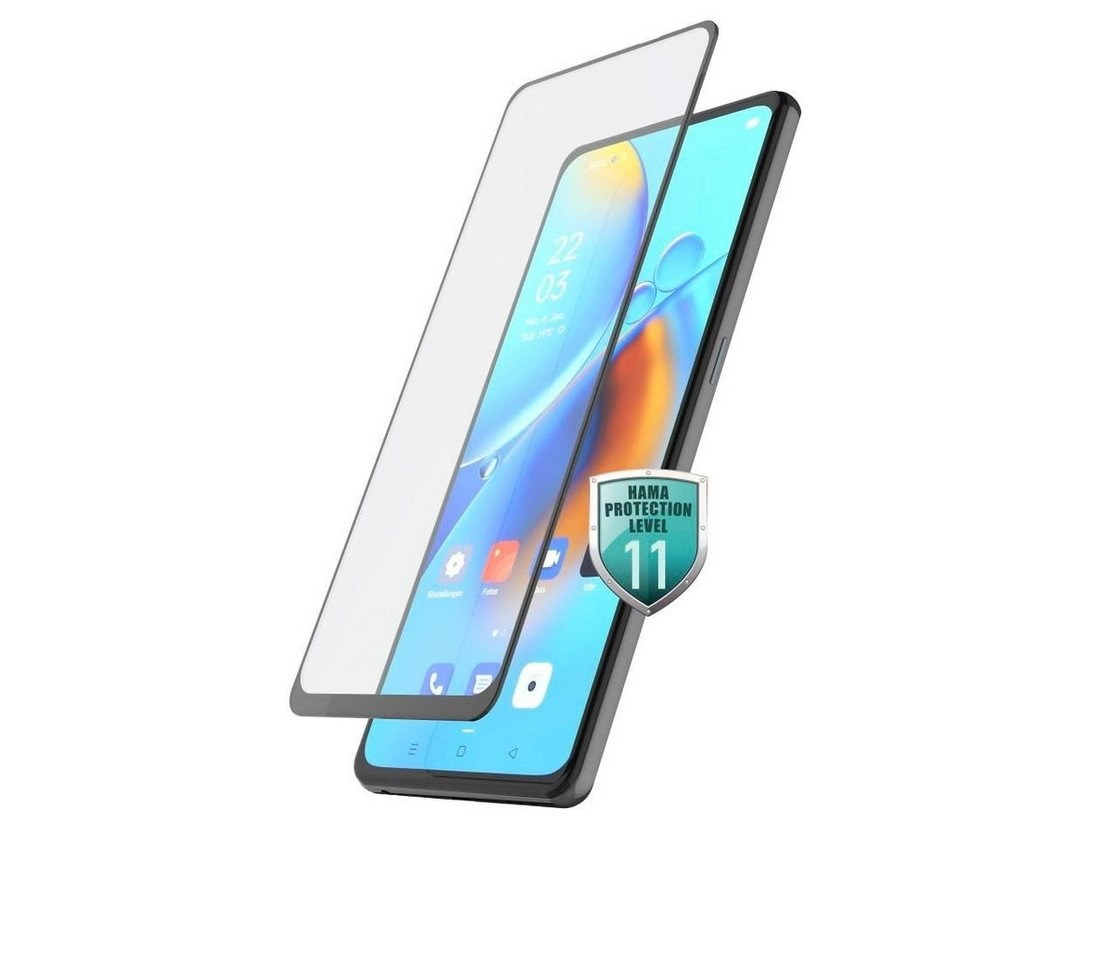 Hama »3D-Full-Screen-Schutzglas für Oppo A74/A94 (5G)/Reno6 Z, Smartphone Schutzglas Schwarz«, Displayschutzglas