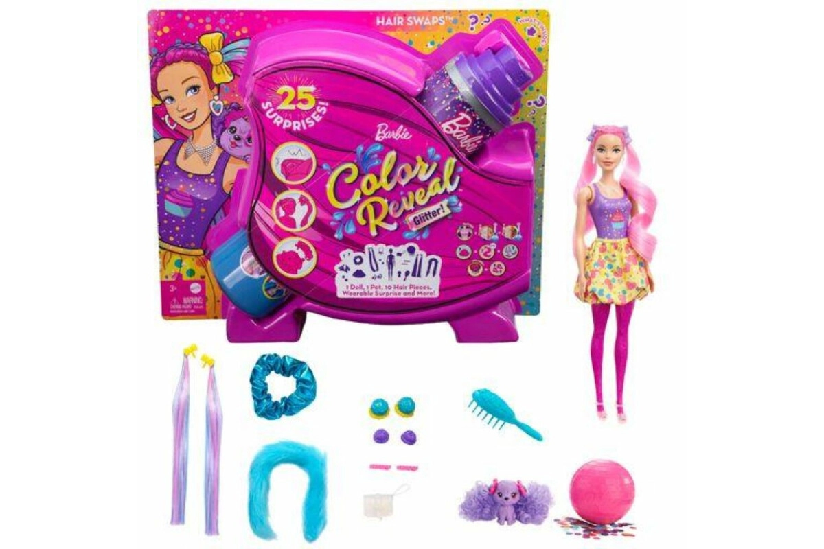 Barbie Color Reveal Hair Feature Spielset - Cupcake