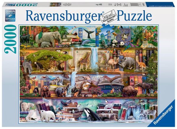 Ravensburger 2000 Teile Puzzle: Aimee Stewart: Großartige Tierwelt