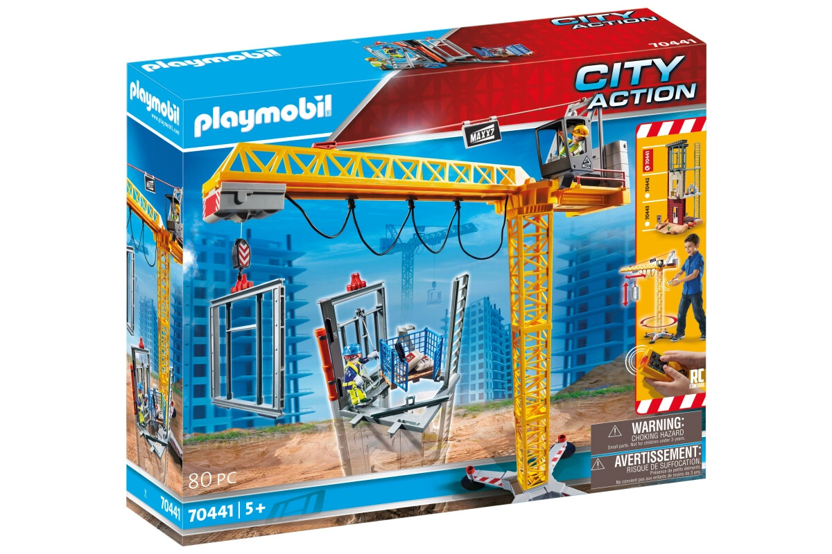 PLAYMOBIL® 70441 RC-Baukran mit Bauteil