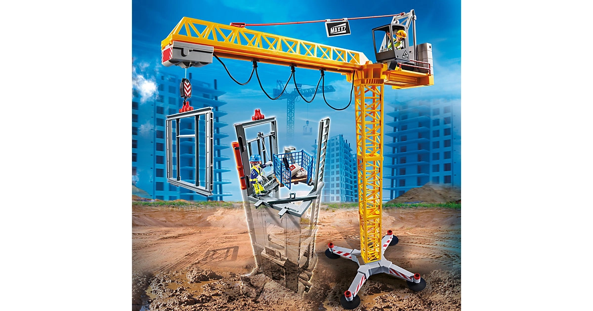 PLAYMOBIL® 70441 RC-Baukran mit Bauteil