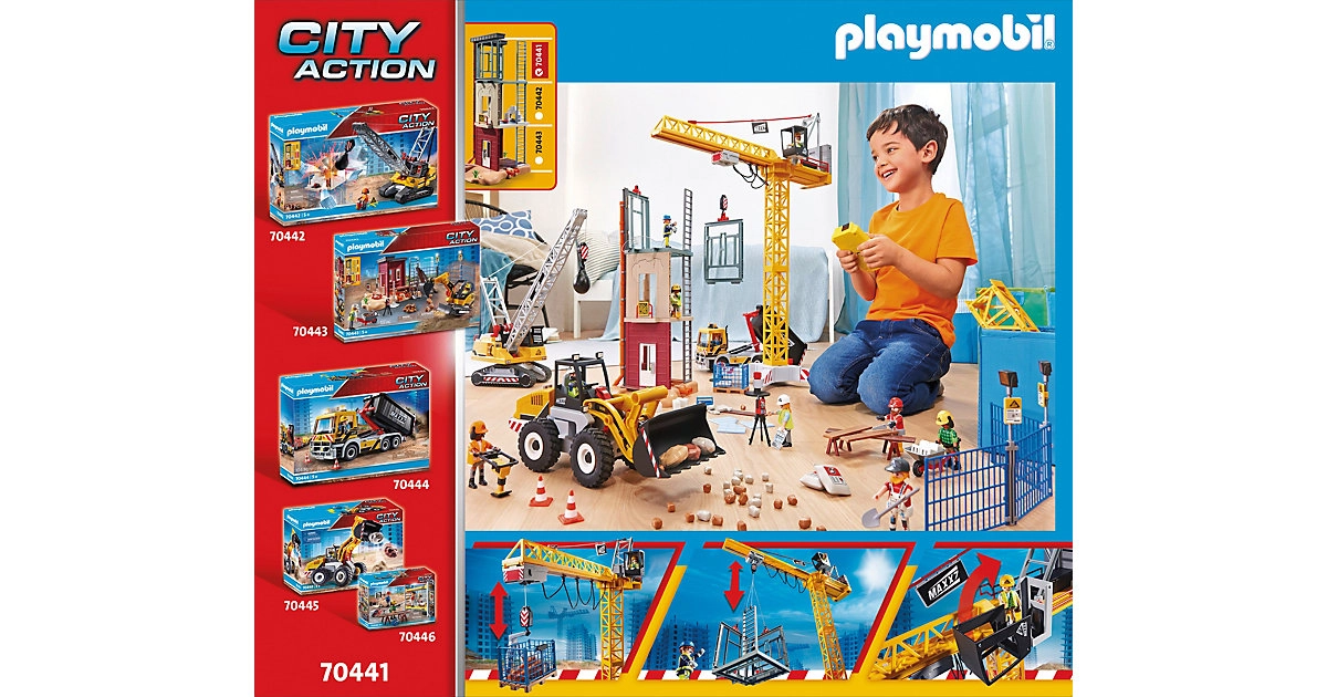 PLAYMOBIL® 70441 RC-Baukran mit Bauteil