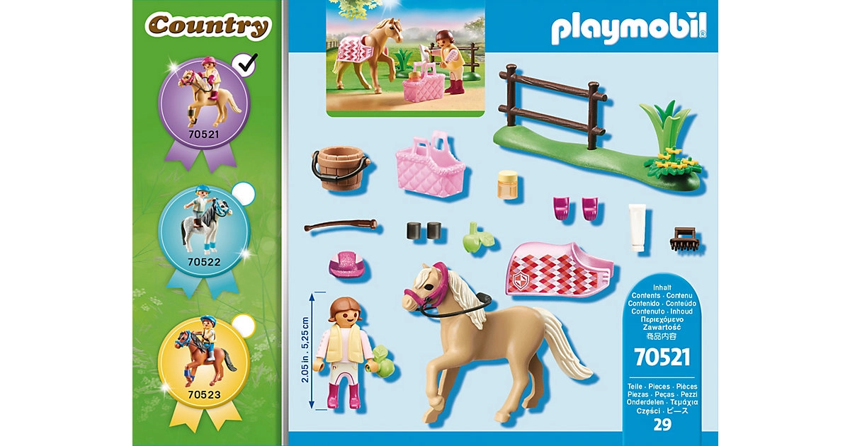 PLAYMOBIL® 70521 Sammelpony Deutsches Reitpony