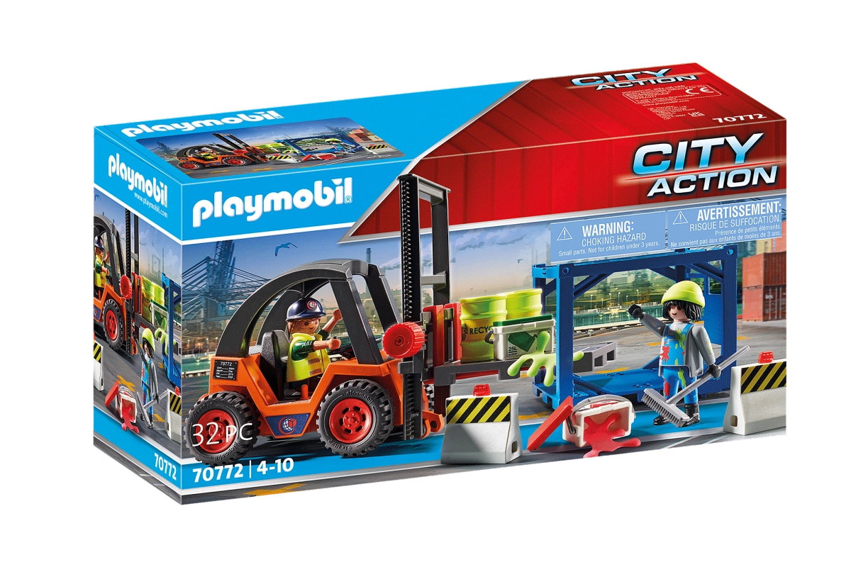 PLAYMOBIL® 70772 Gabelstapler mit Fracht