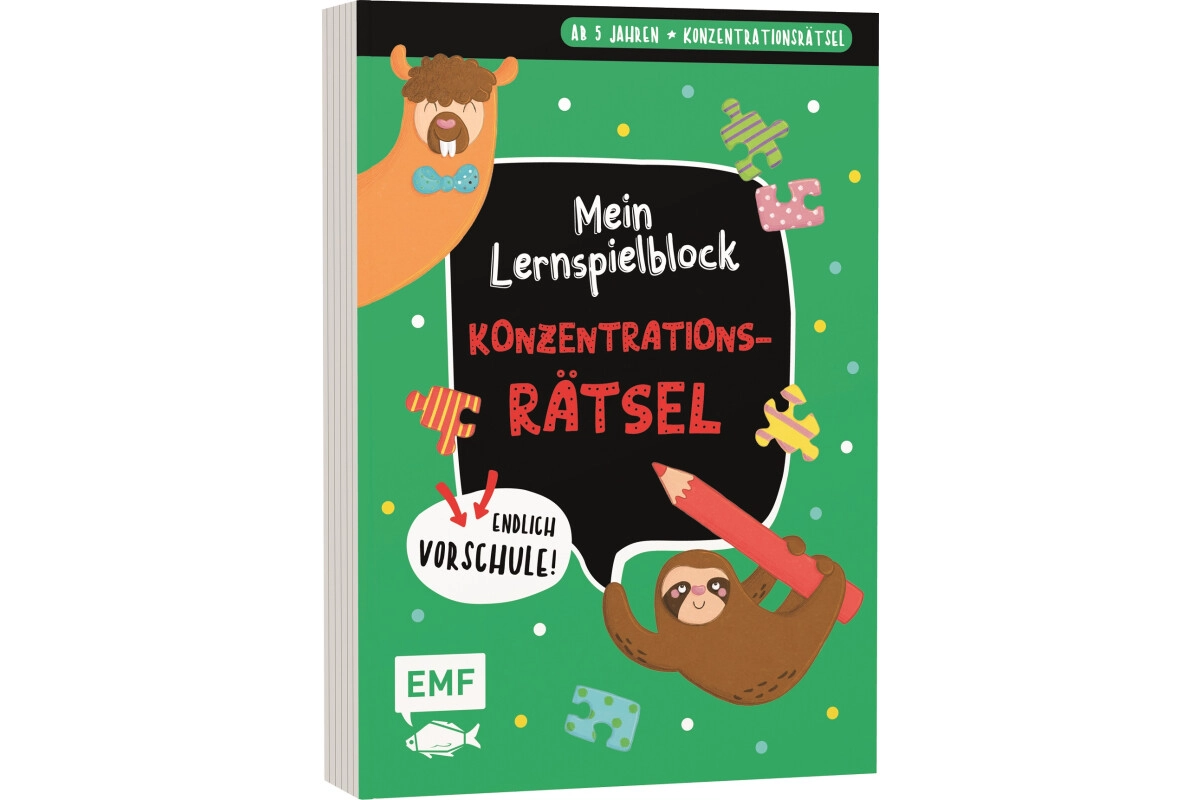 Endlich Vorschule! Mein Lernspielblock Konzentrationsrätsel