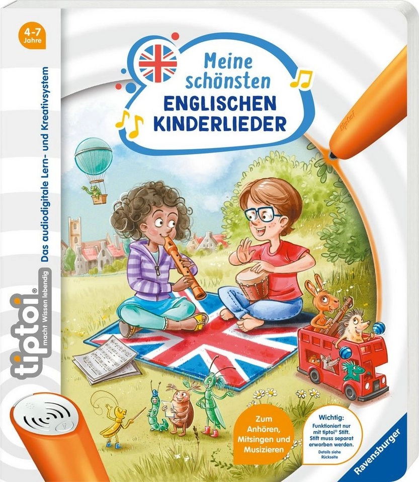 Ravensburger tiptoi® Meine schönsten englischen Kinderlieder