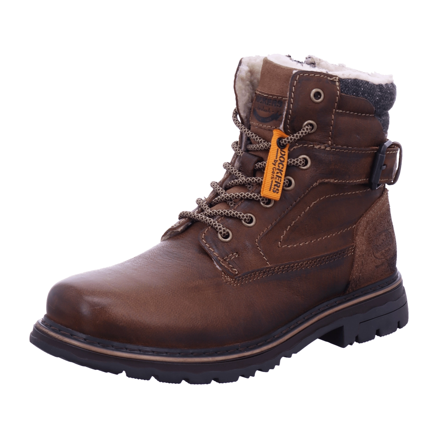 Dockers by Gerli Schnürboots mit Zierriemchen am Schaft