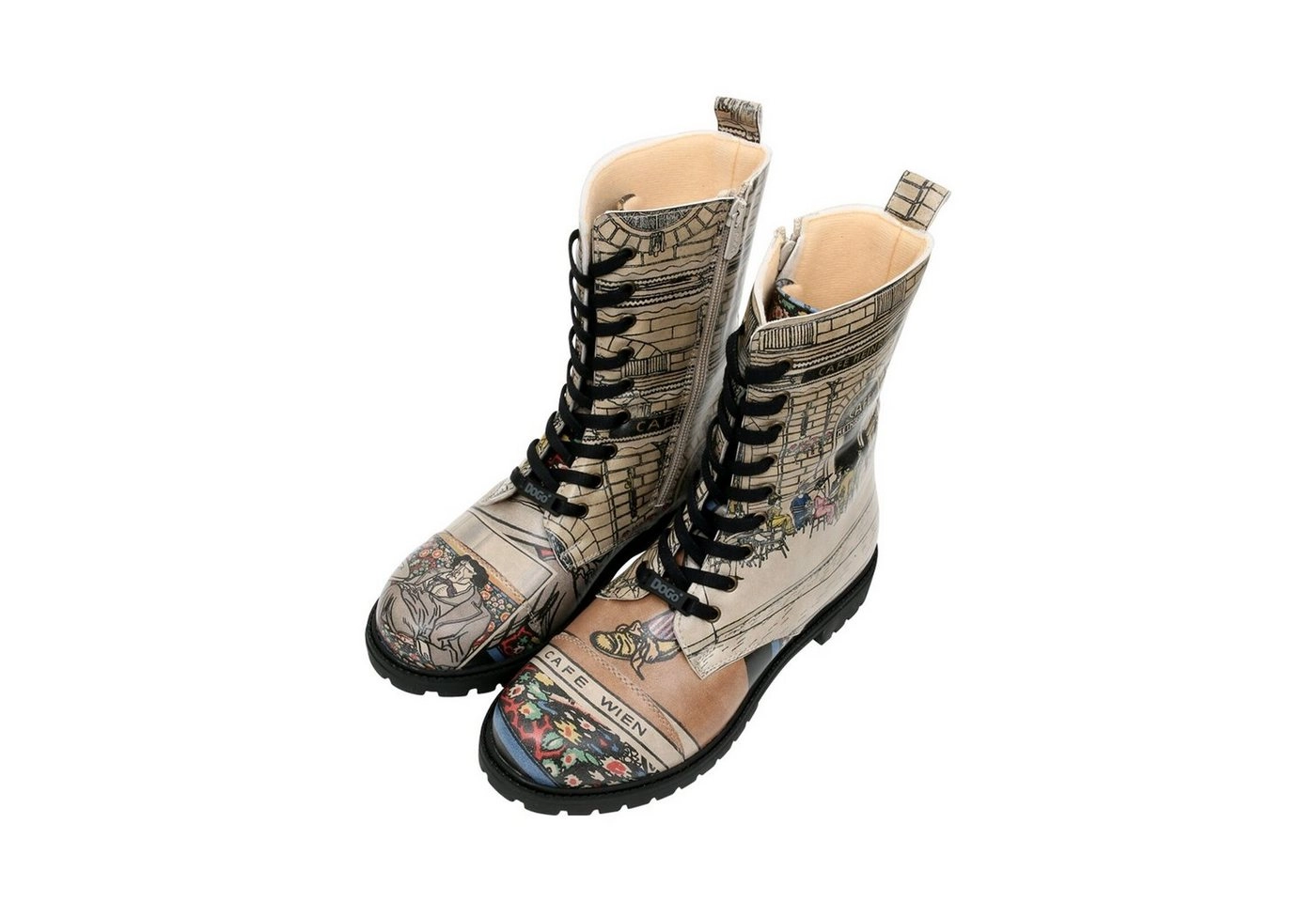 DOGO »Cafe Wien« Stiefel Vegan